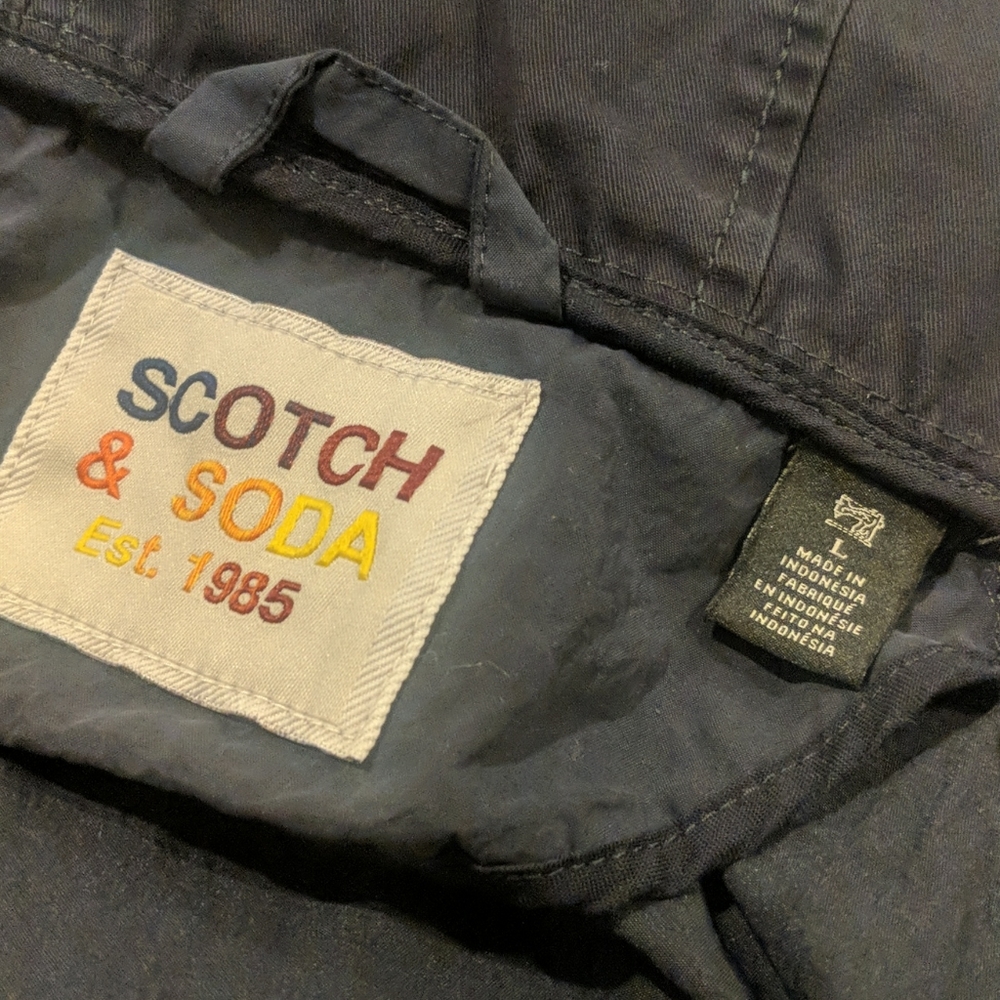 NWOT Scotch & Soda Navy Windbreaker - Picture 6 of 6
